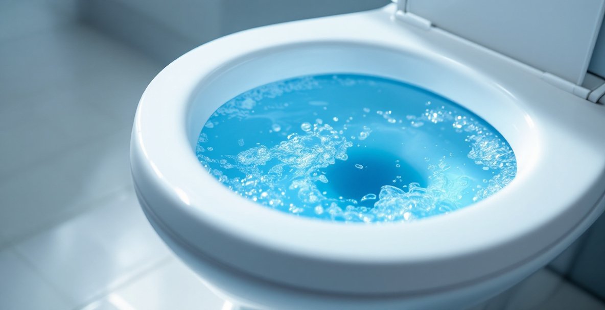 2. El agua se vuelve azul